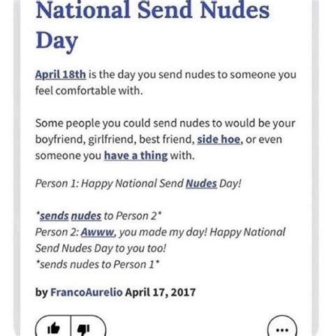 national send nudes day|Everything You Need to Know About National Send a Nude Day